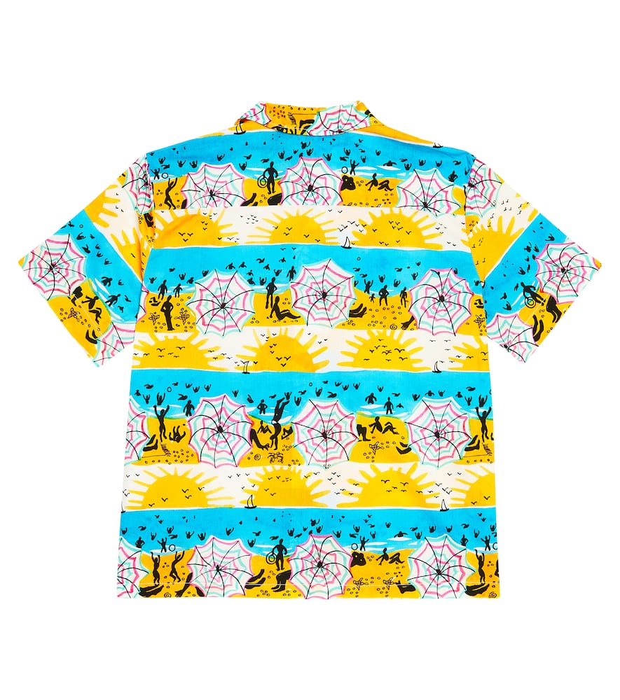 Morley Udo embroidered cotton shirt