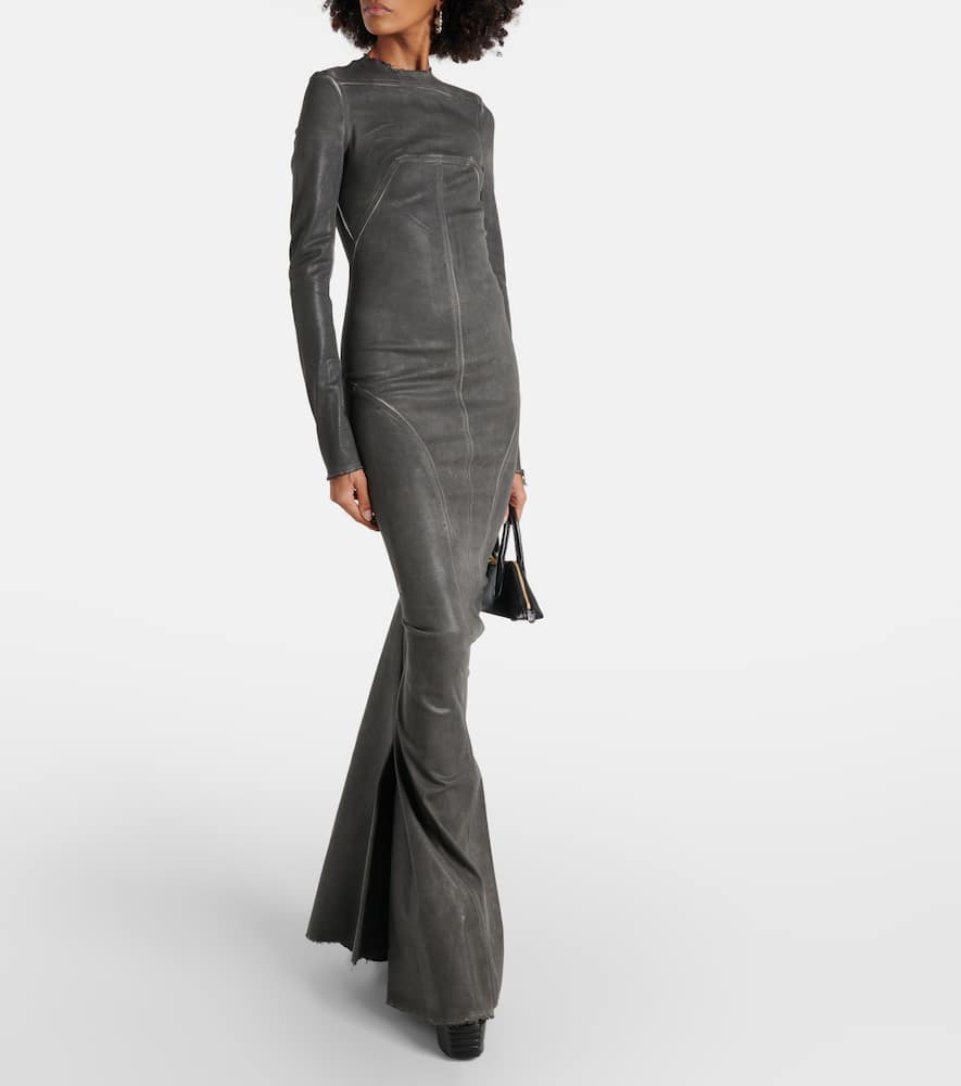 Denim gown