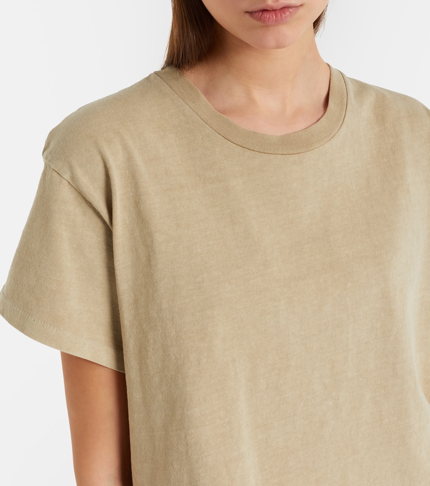Square cotton jersey T-shirt