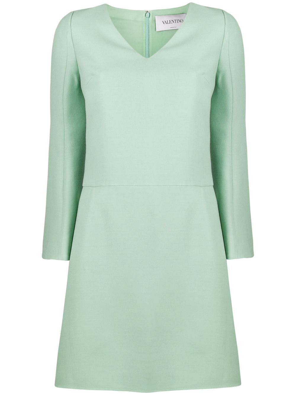 Valentino Garavani v-neck shift short dress - Green