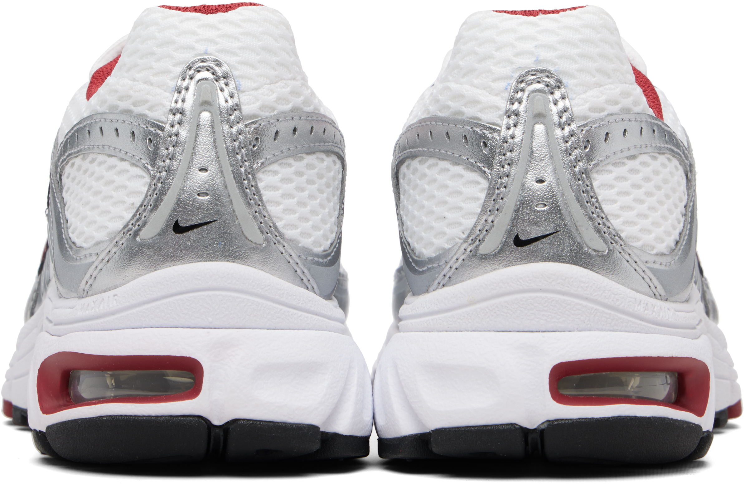 Silver & White Air Max Moto 2K Sneakers