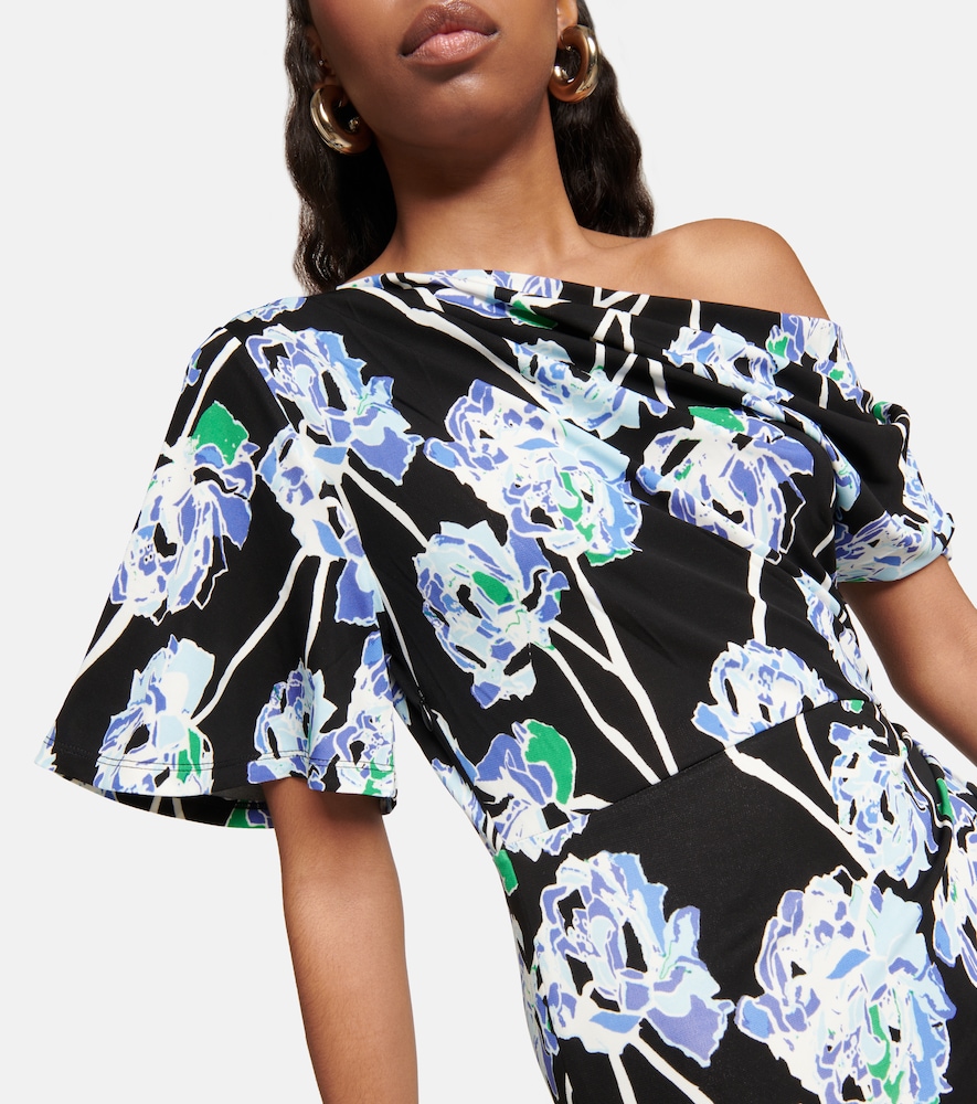 Diane von Furstenberg Wittrock floral jersey maxi dress