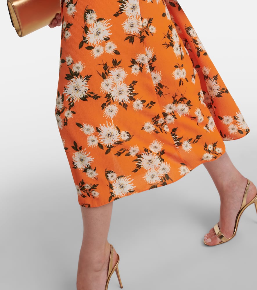 Florencia floral crêpe georgette shirtdress