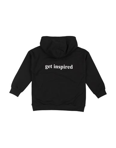 Kid Girl Sweatshirt Black Size 14 Cotton, Elastane