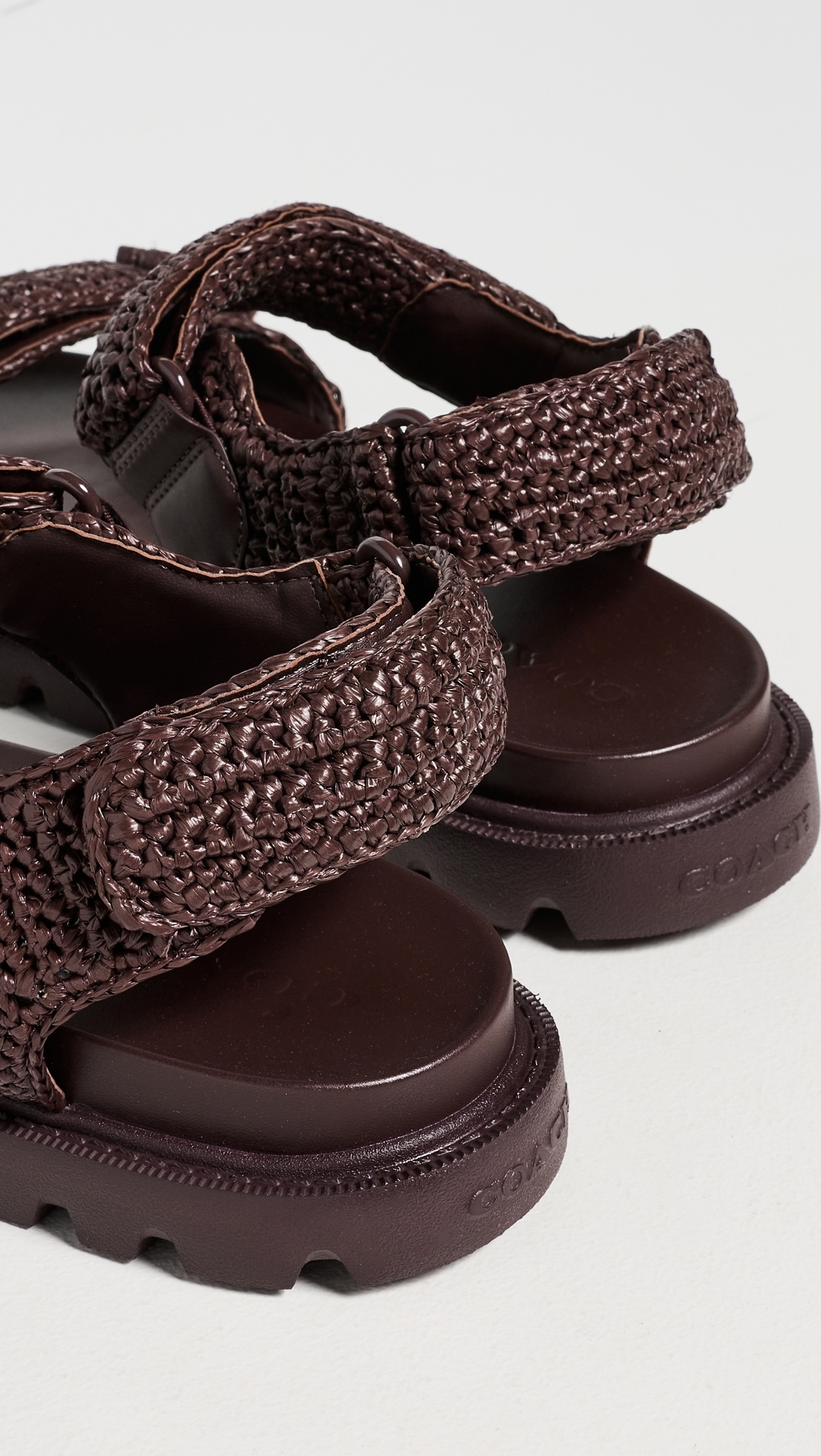 Brynn Sandals Maple Raffia