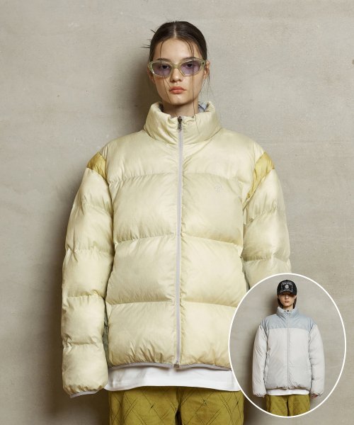 Reversible Down Jacket / Light Yellow