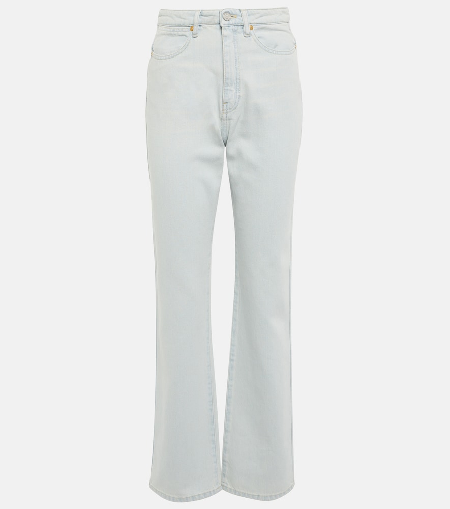 Fulham high-rise straight jeans