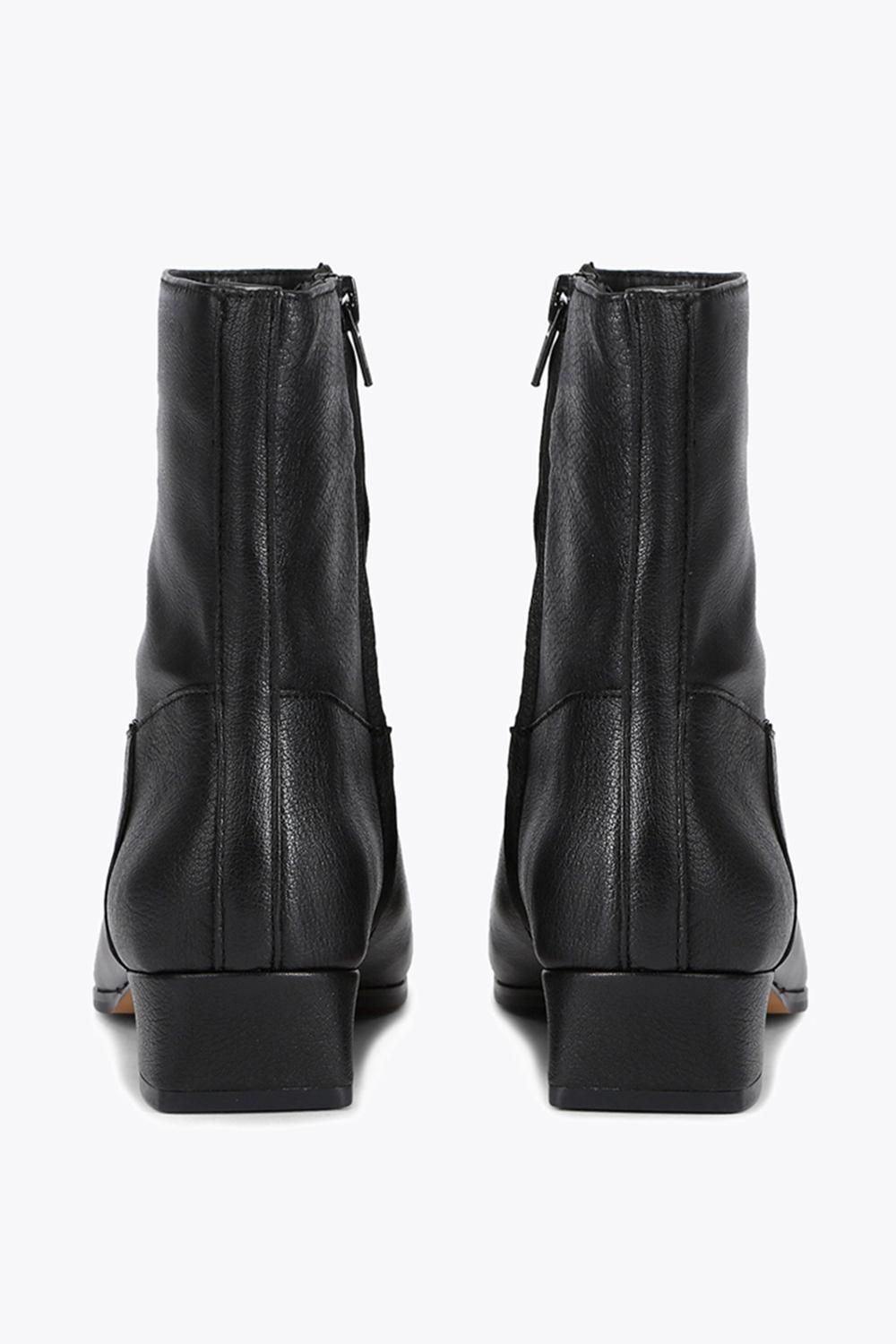 Steve Madden 'dusty Black Leather Boot' Leather Boot