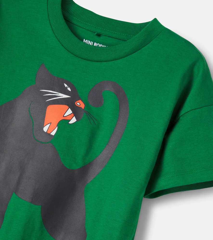 Panther cotton jersey T-shirt