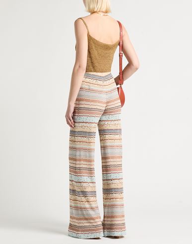 Woman Top Marigold Size L Viscose, Metallic Polyester