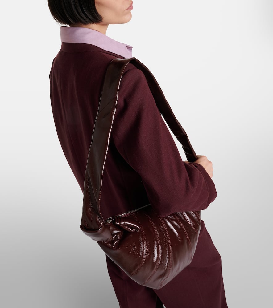 Croissant Medium faux leather shoulder bag