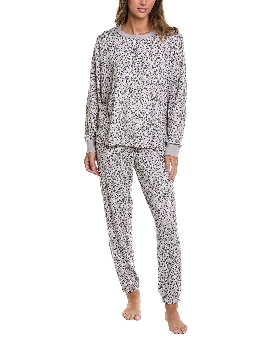 2Pc Pajama Top & Jogger Set
