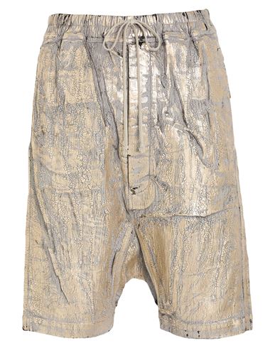 Man Denim shorts Platinum Size XS Cotton, Elastomultiester