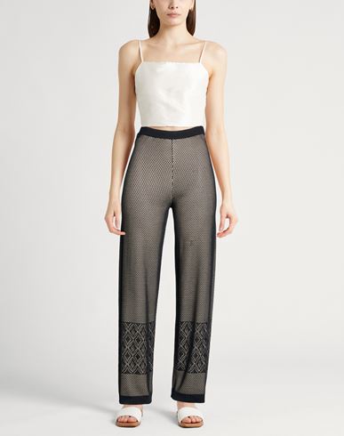 Woman Pants Black Size M Viscose