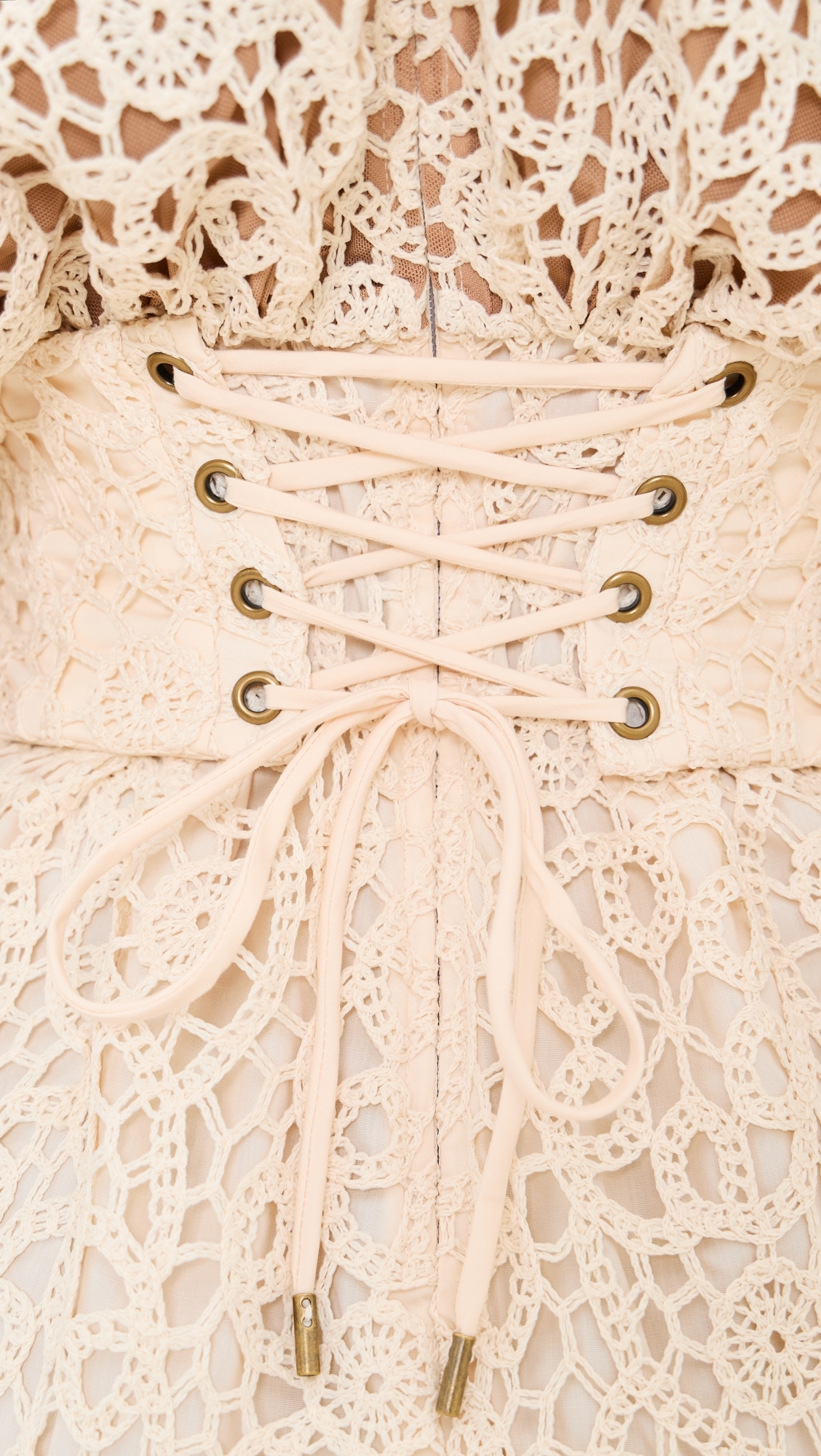 Dani Mini Lace Dress Ivory