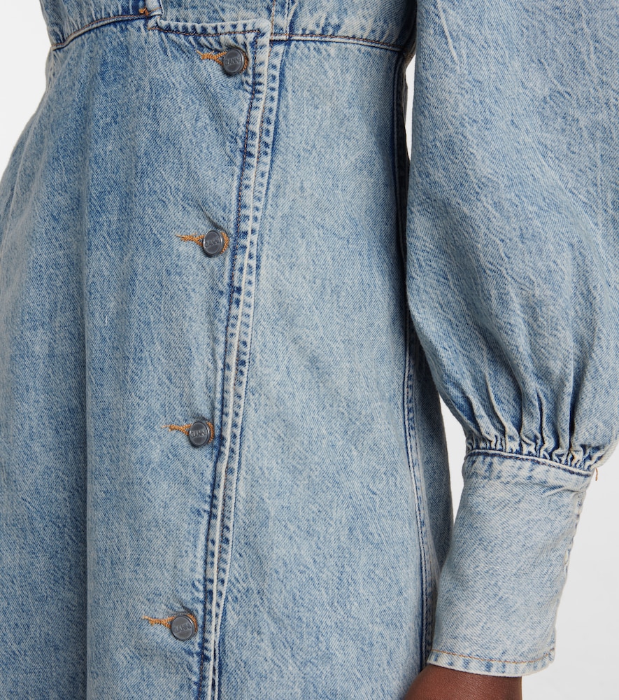 Denim midi dress