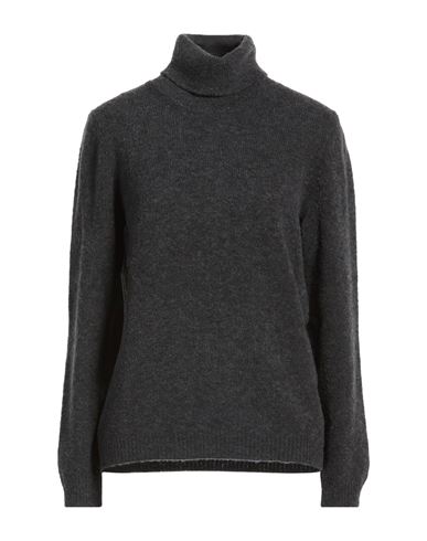 Woman Turtleneck Grey Size 10 Virgin Wool, Polyamide