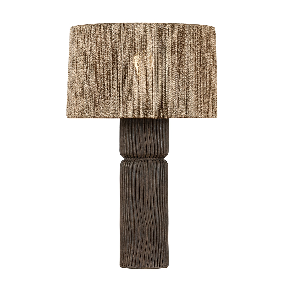 Patina Brass Table Lamp from the Folk Collection
