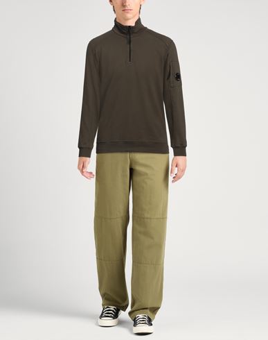 C. p. Company Man Sweatshirt Military green Size L Cotton