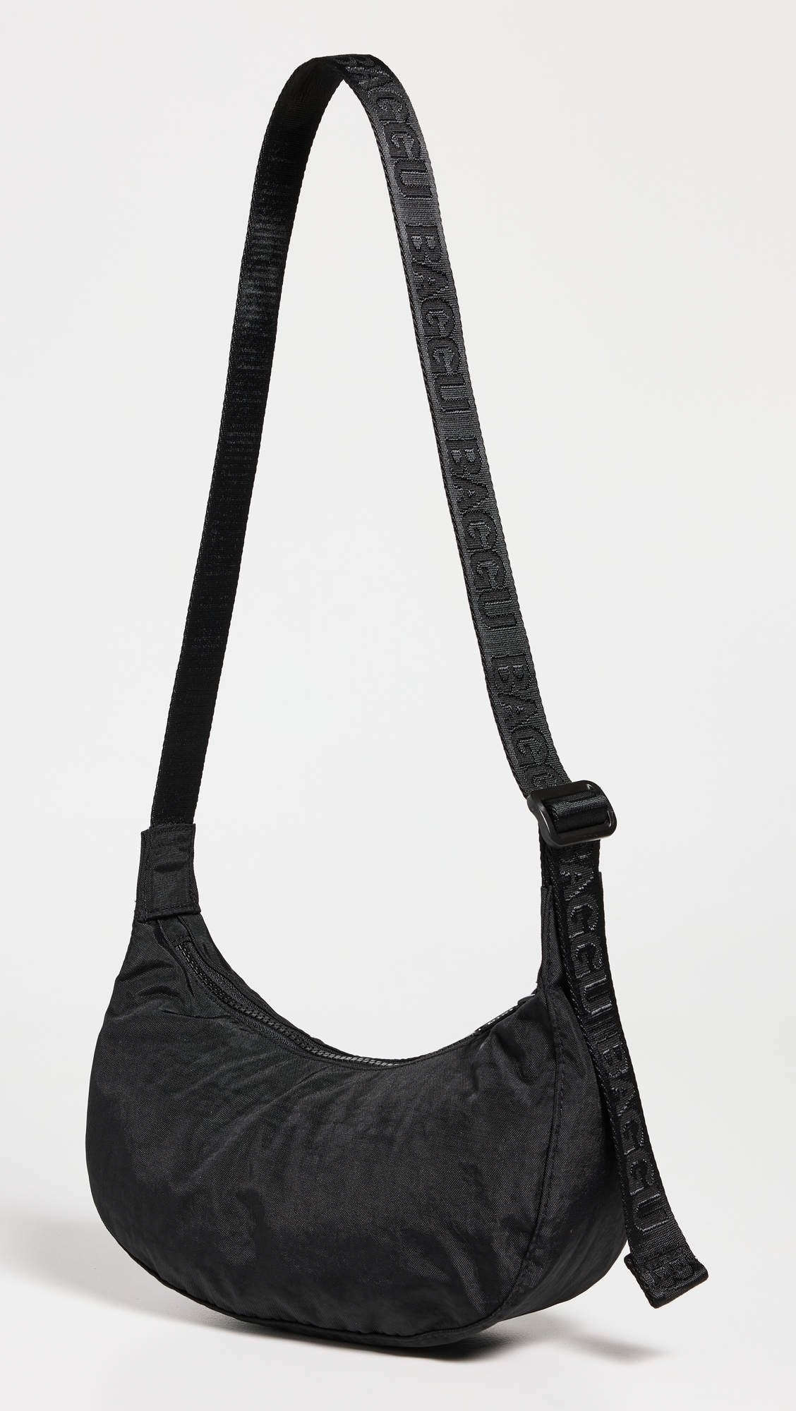 Small Nylon Crescent Bag Black One Size