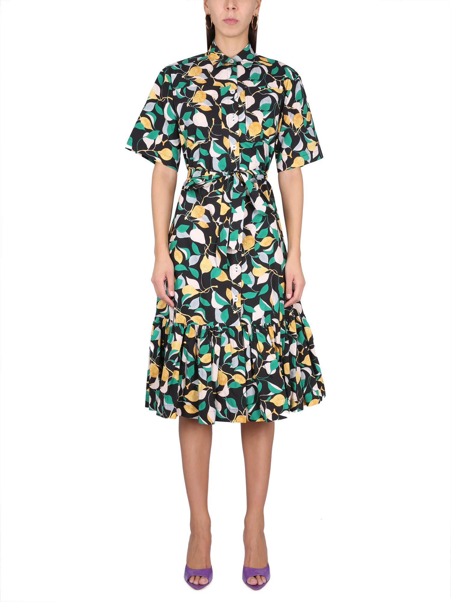 Shirt Dress With Belt