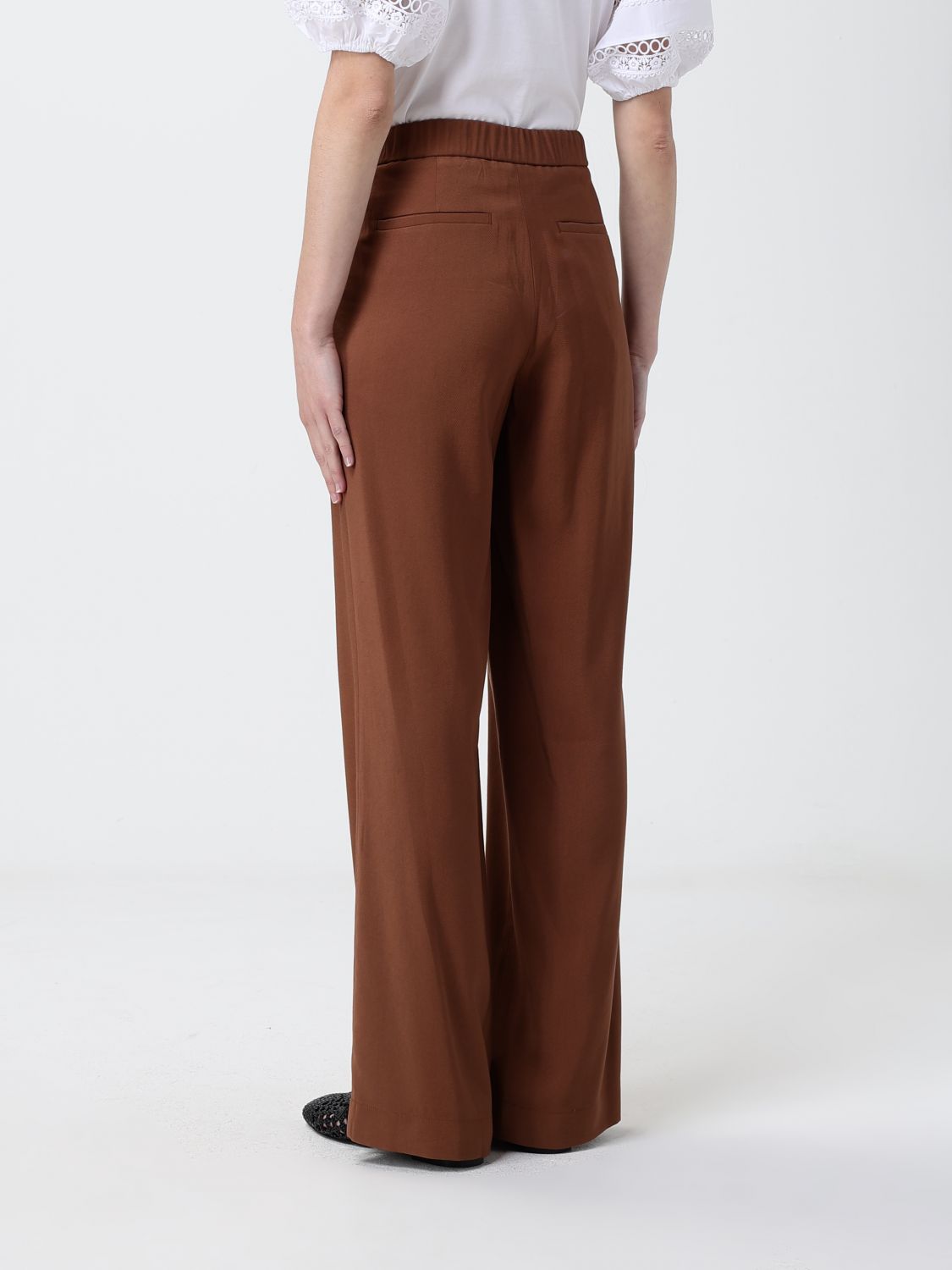 Pants Woman color Brown