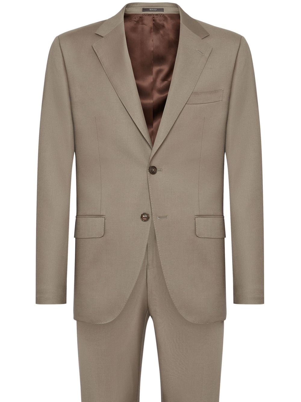 Dove Grey Pure Wool Suit - Neutrals