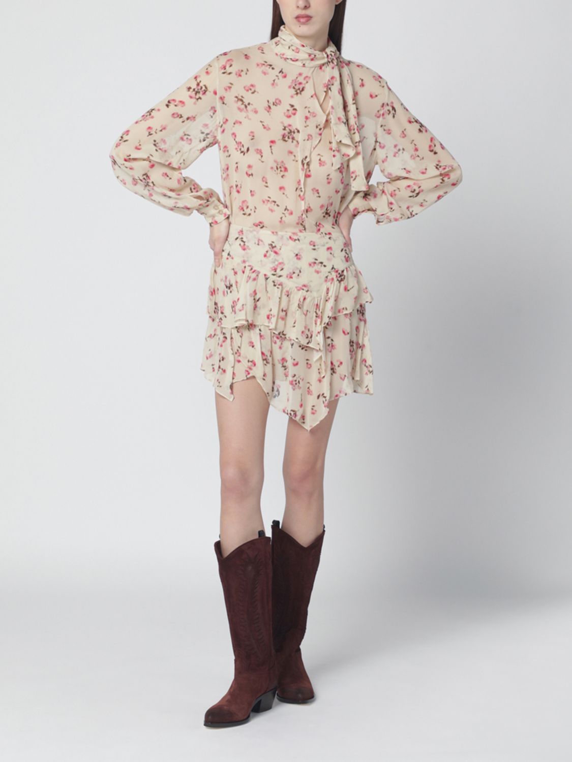 Skirt Woman color Beige