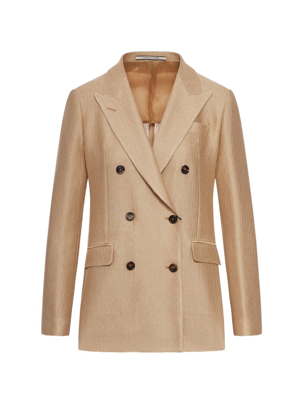 Cotton double-breasted jacket