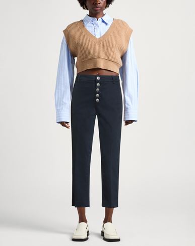 Dondup Woman Pants Midnight blue Size 25 Cotton, Elastane