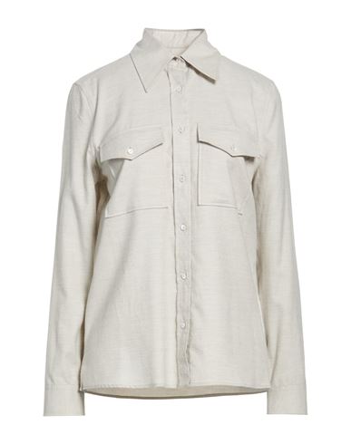 Woman Shirt Light grey Size 6 Cotton