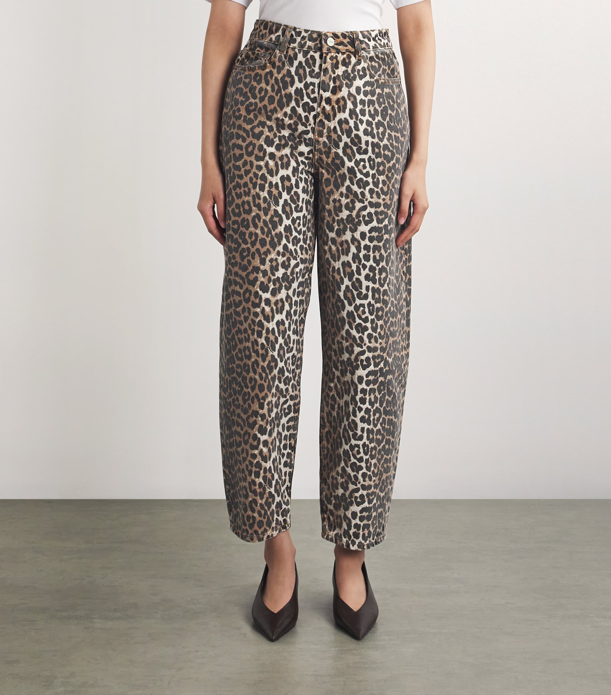 Leopard Stary Jeans