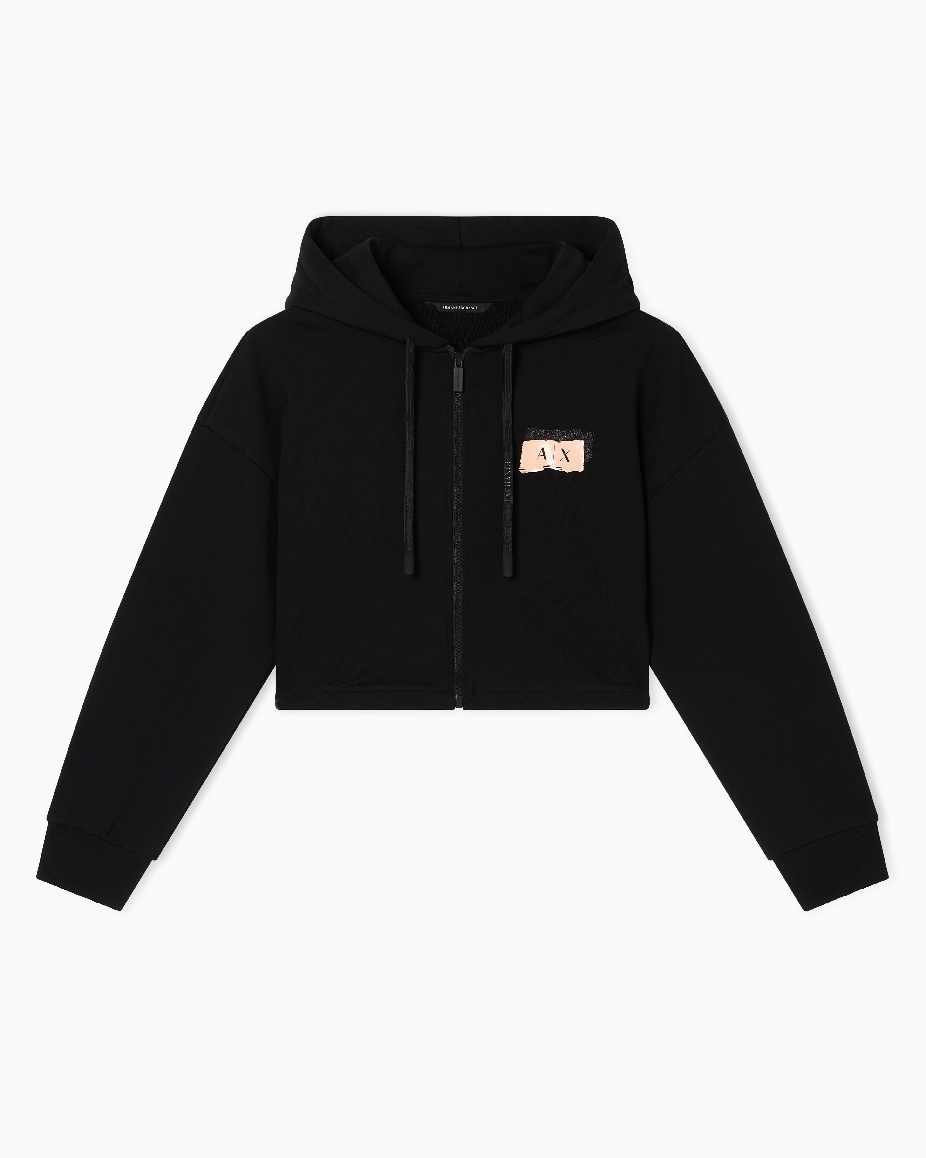 French Terry Cotton Zip-Up Sweatshirt