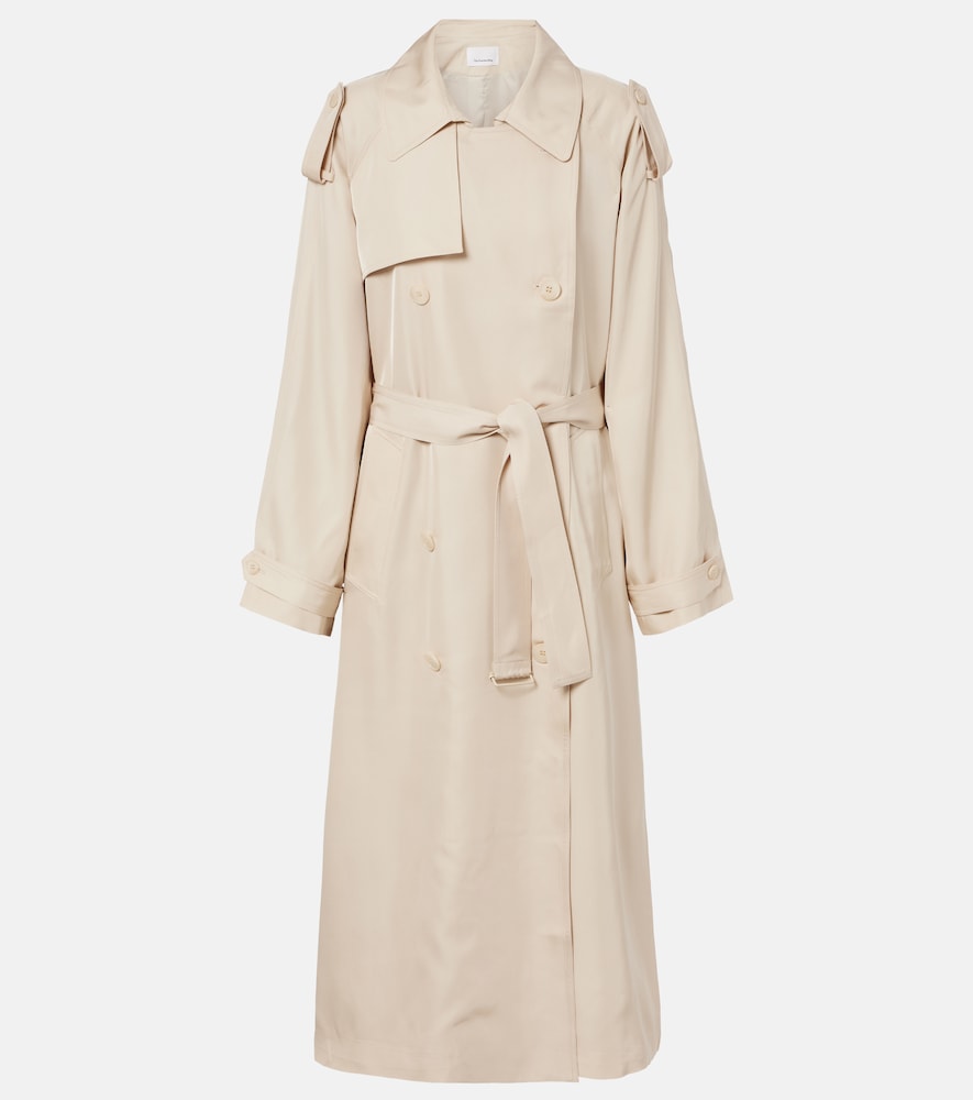 Veyron ovesized twill trench coat