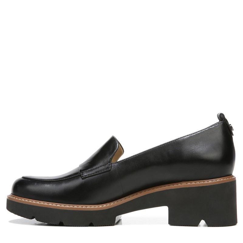 Women's Darry Lug Sole Loafers (Black Leather)