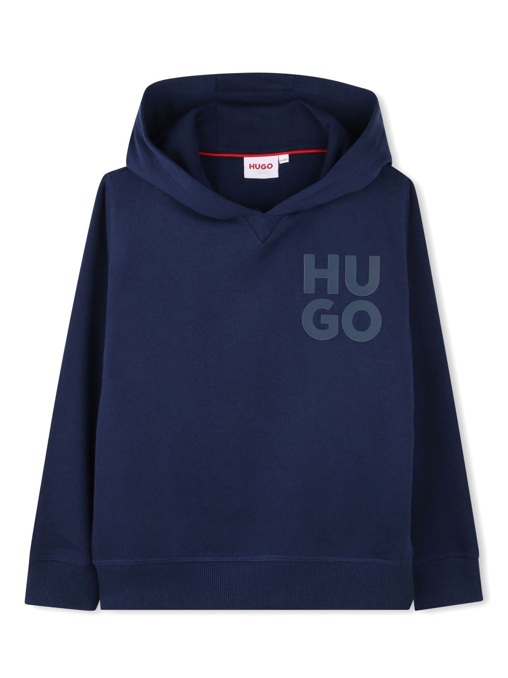 Logo-print hoodie - Blue