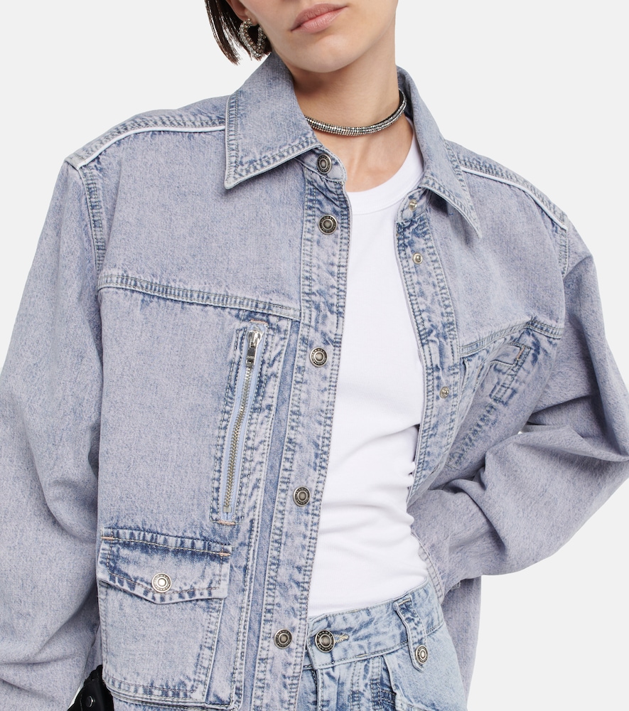 Pearl denim jacket