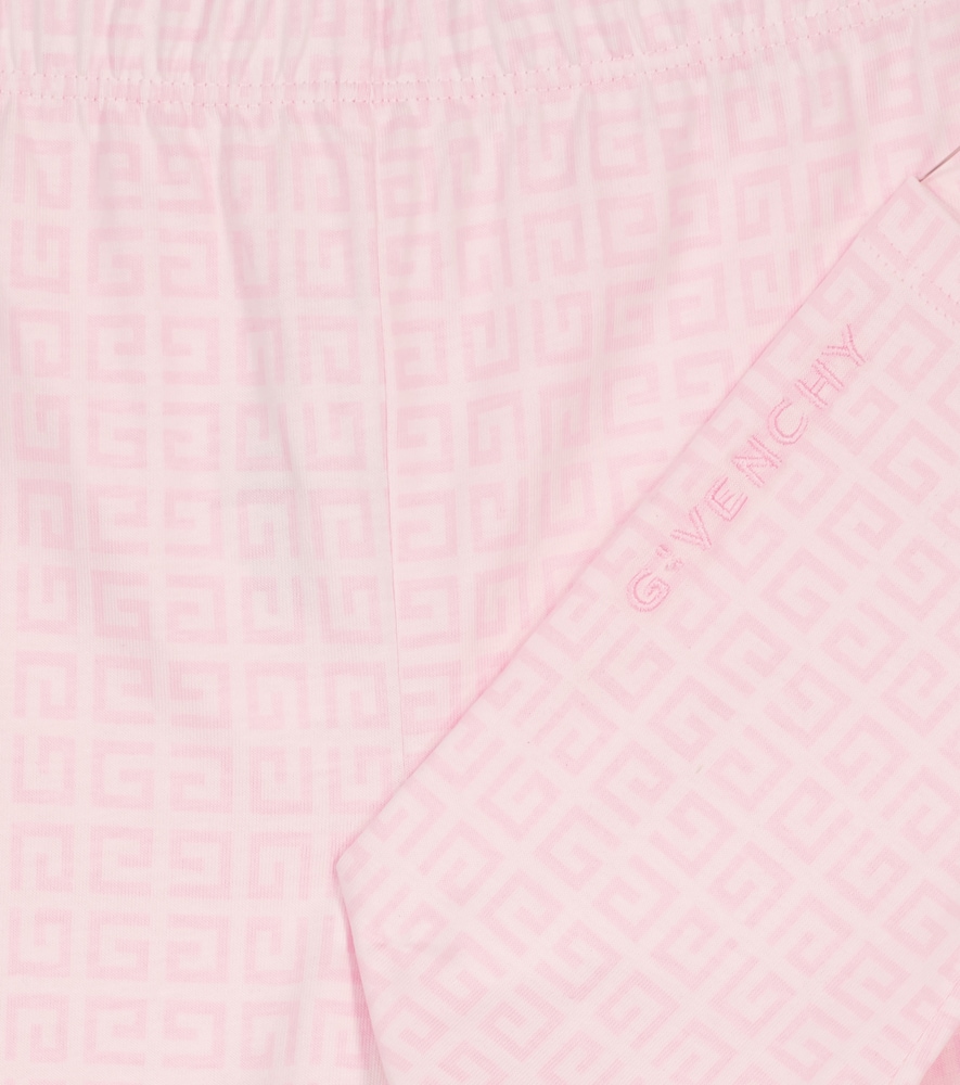 Givenchy Kids Logo cotton leggings