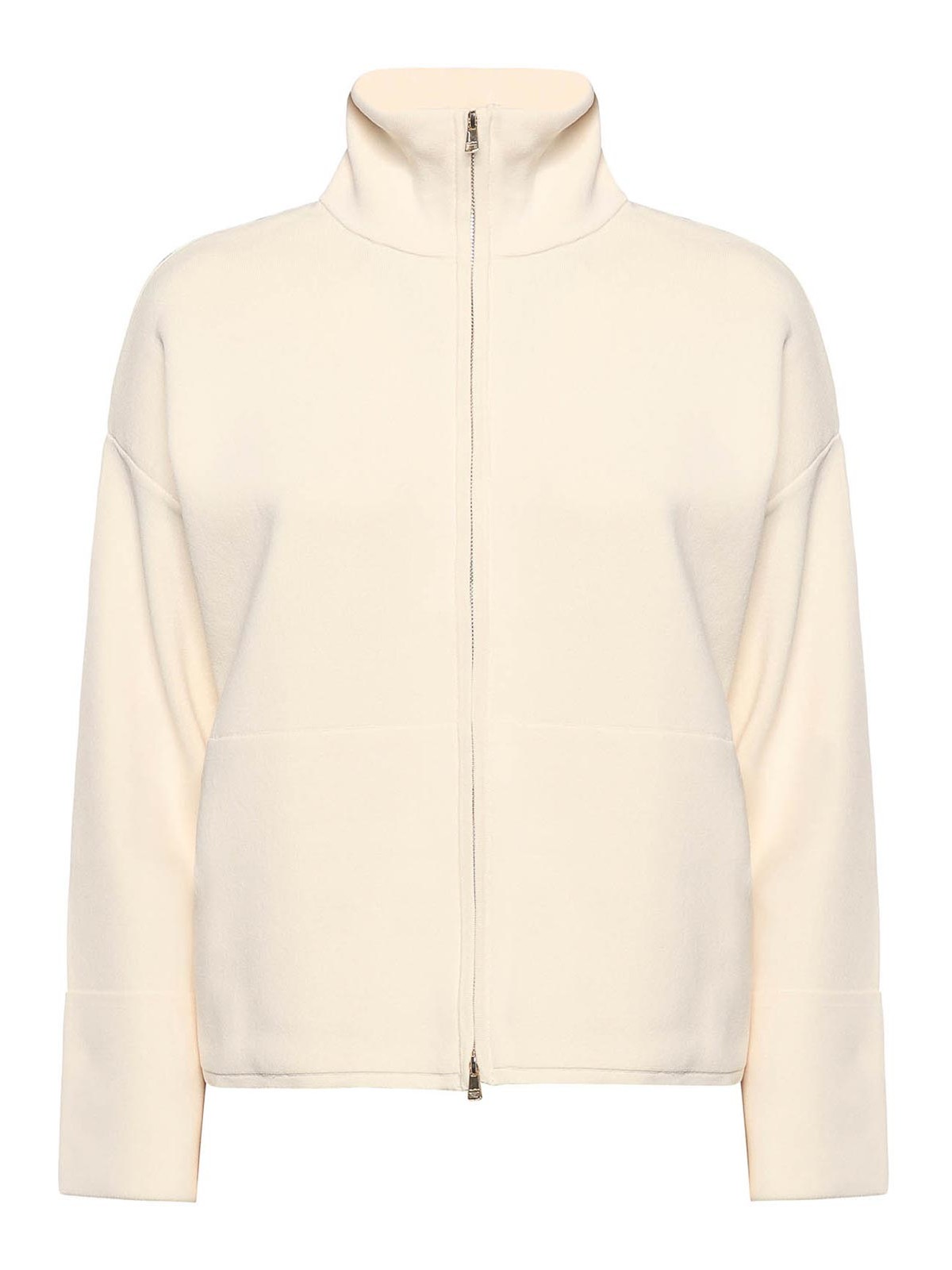 Viscose crepe cardigan