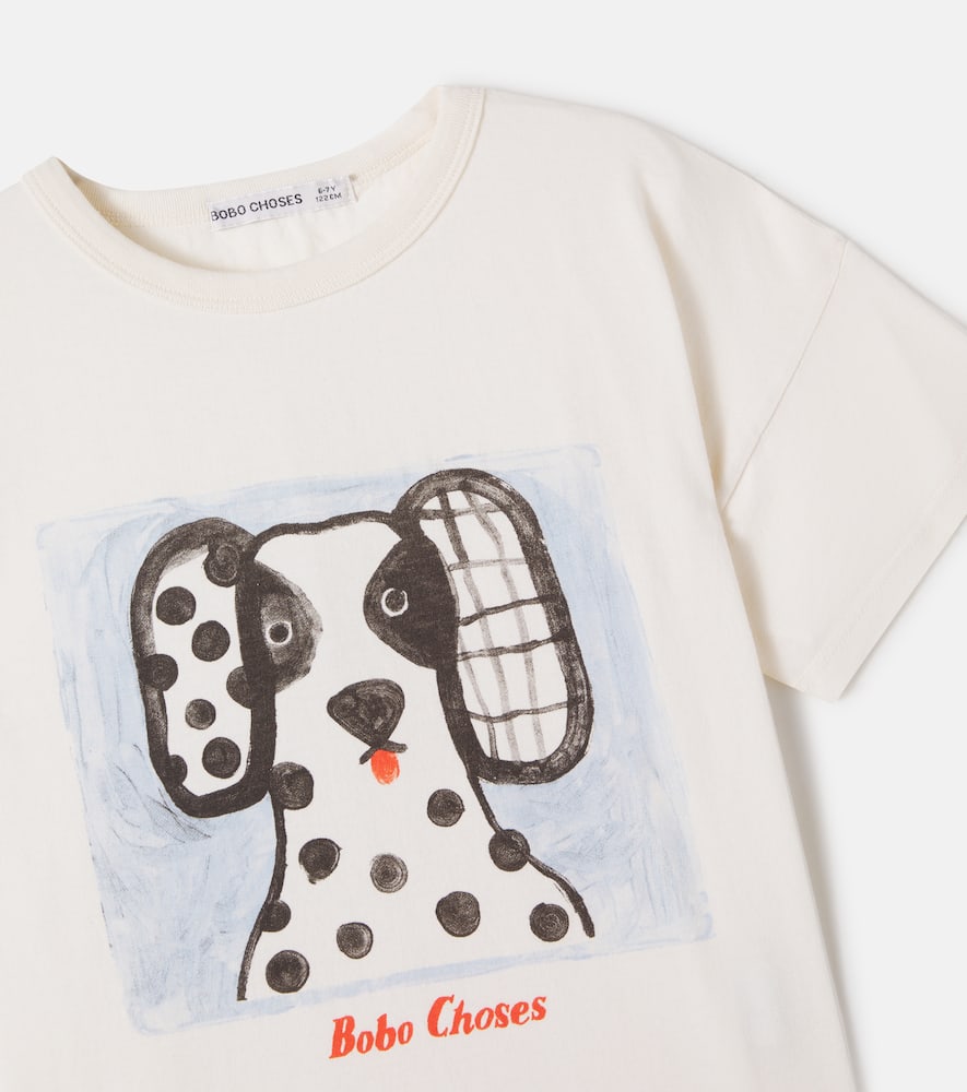 Printed cotton jersey T-shirt