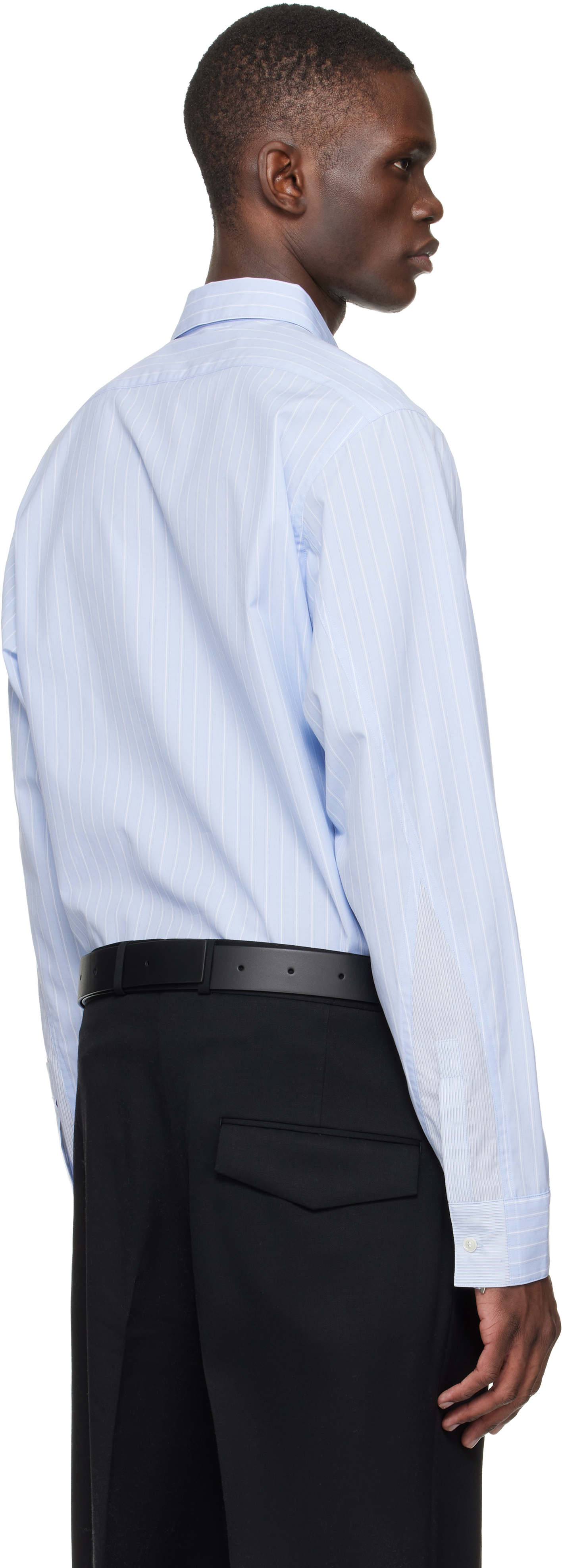 Blue Asymmetrical Shirt
