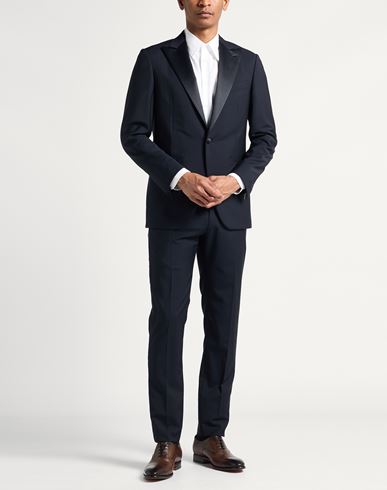 Man Suit Midnight blue Size 38 Wool, Mohair wool
