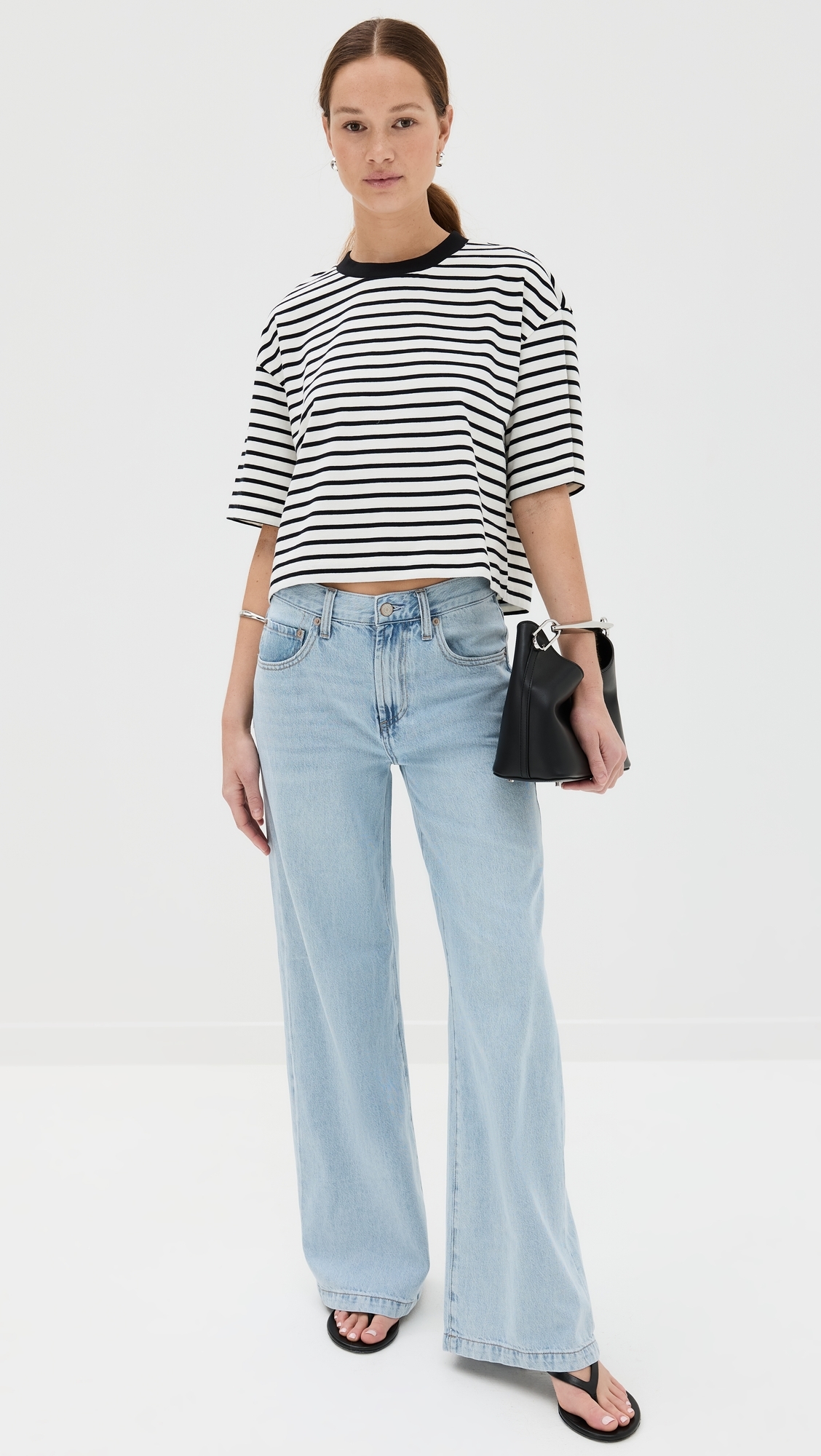 Jadyn Low Slung Palazzo Jeans Chateau