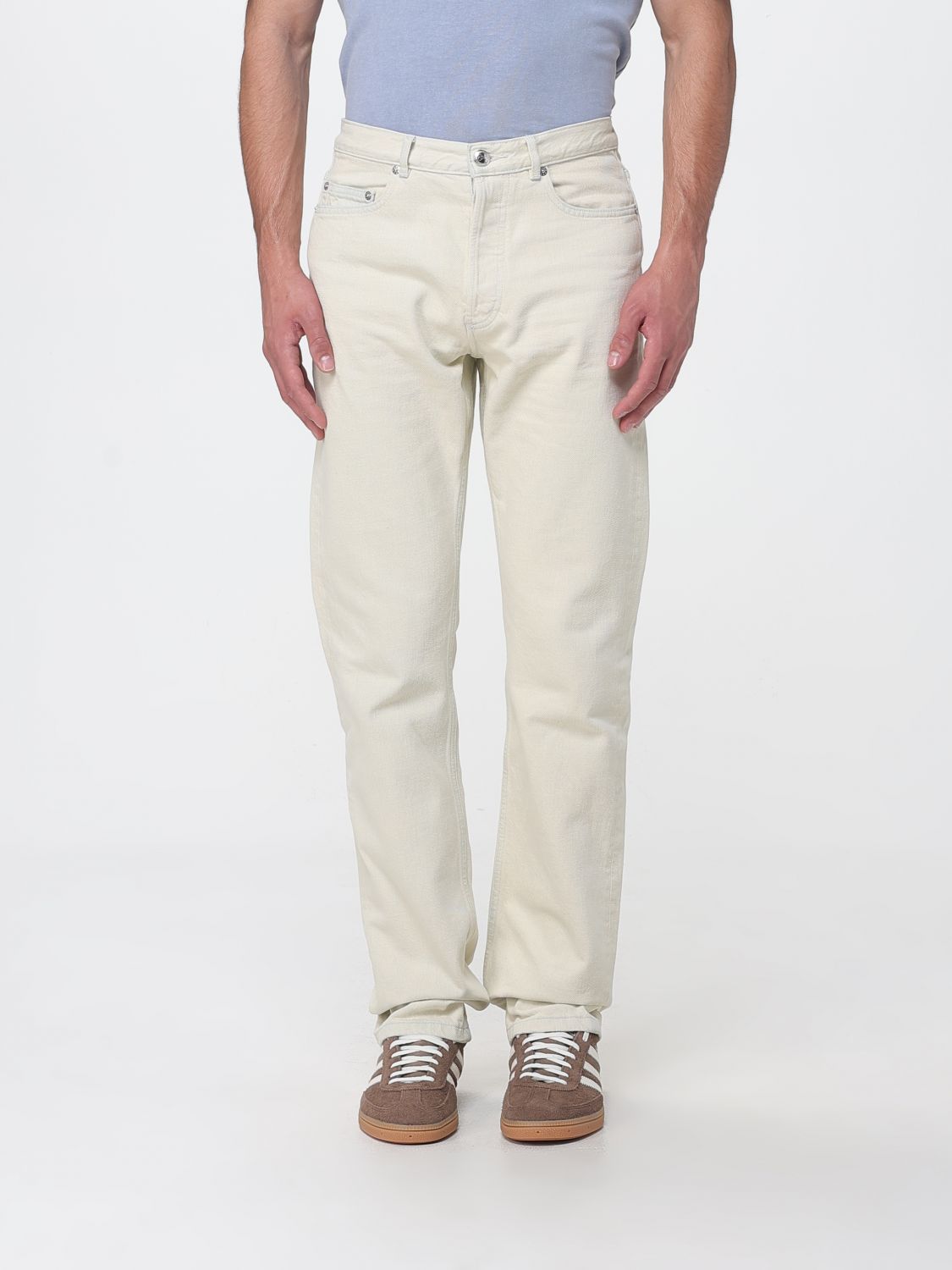 A. P.C. Pants Men color White