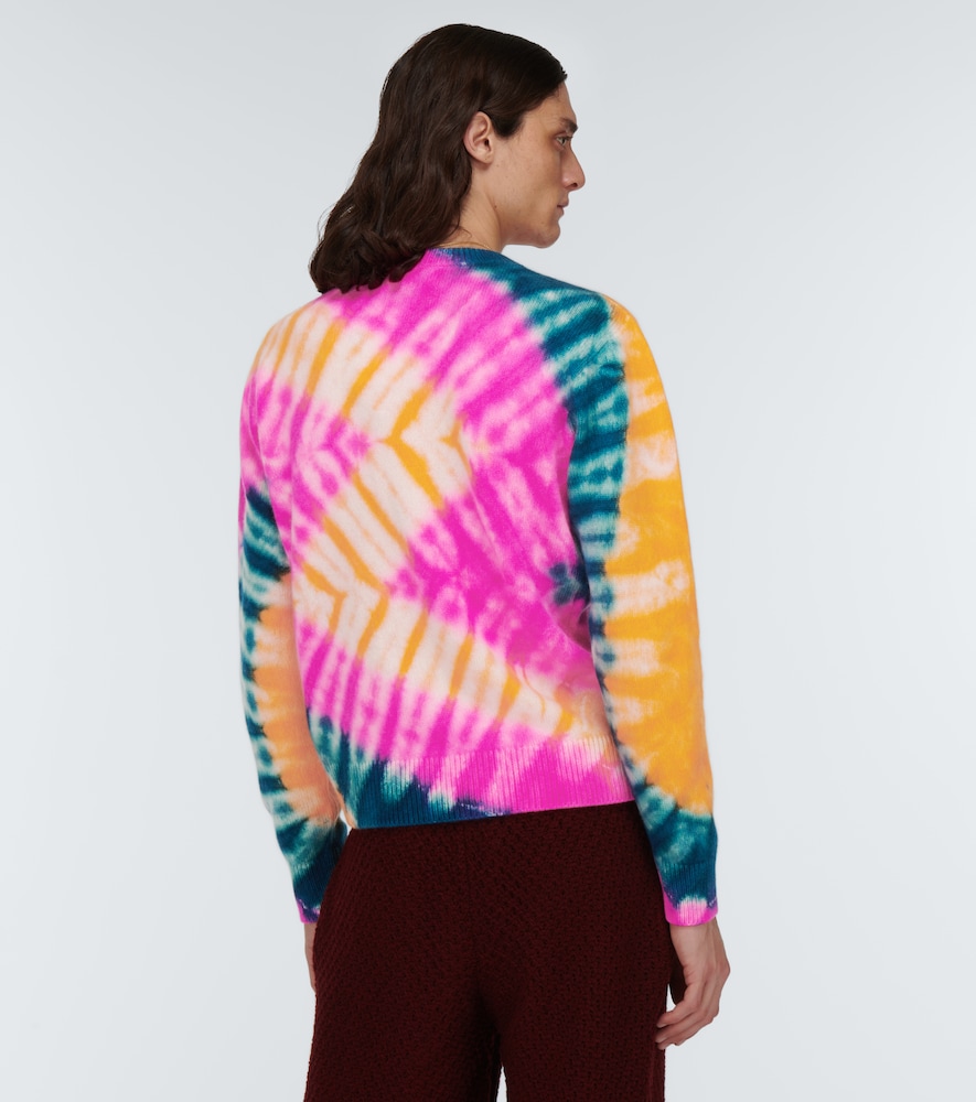The Elder Statesman Zig dyed cashmere sweater