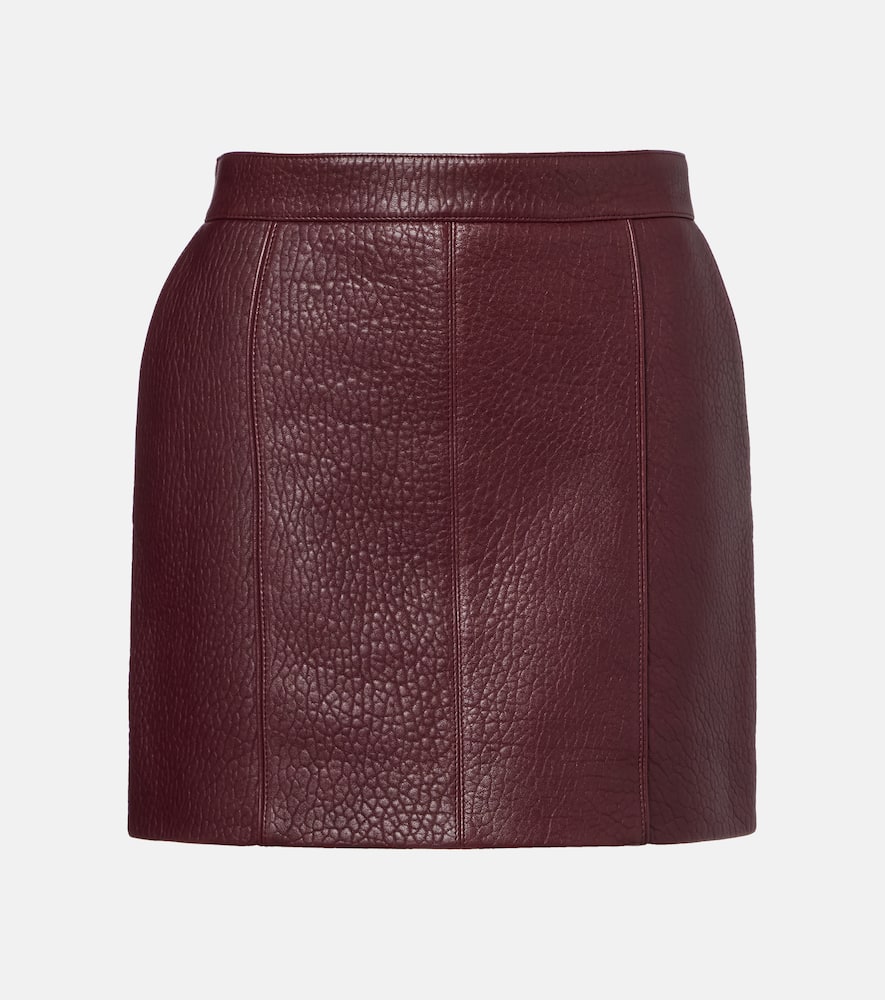 Chloé Leather miniskirt