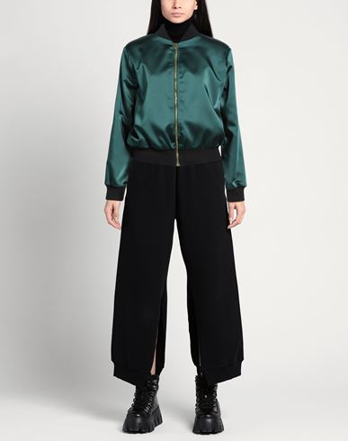 Woman Jacket Green Size L Polyester, Elastane