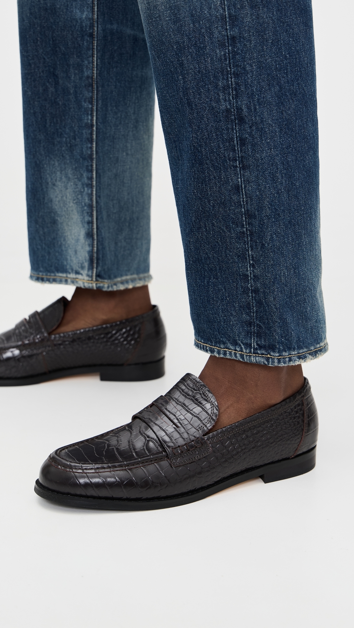 Zac Loafers Choc Croc