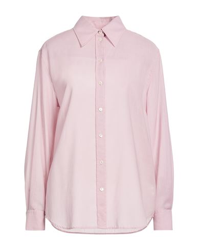 Woman Shirt Pink Size 6 Virgin Wool, Polyamide