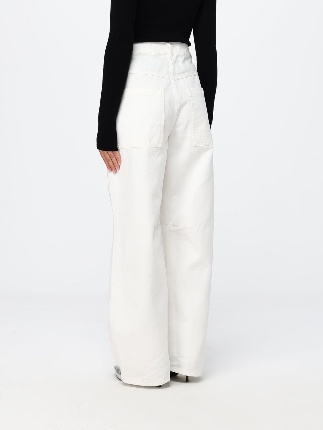 Jeans Woman color White